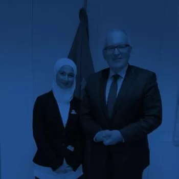 Meeting with the vice president of European Commission DR. Frans Timmermans.